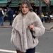 Women's Faux Fur Coat Winter Short Jacket With Lapel Collar - Elegant & Warm Outerwear For Office & Casual (XS-XXXL, 9 Colors)_ecoleips.com
