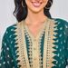 Women's Clothing Modest Abaya Dress Dubai Abaya Elegant Long Sleeve Kaftan With Gold Embroidery | Modest Evening Gown For Parties & Travel_ecoleips.com