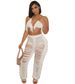 TS1193 New Women's Solid Color Bikini Tassel Knitted Beach Shorts Set_ecoleips.com