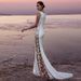 Cross-Border European And American Evening Lace Patchwork Extra Long Dress Vacation Sexy Hollow Out Women Factory_ecoleips.com