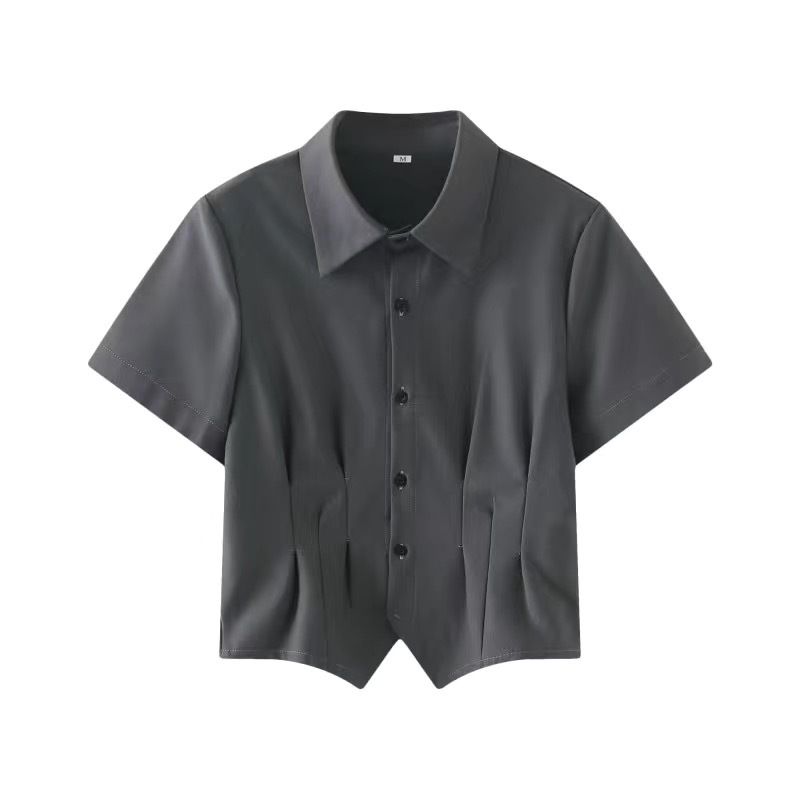 Women's Slimming Pleated Skirt And Long Sleeved Fitted Shirt Set JK Style Japanese Schoolgirl a Versatile Wholesale Clothing_ecoleips.com
