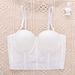Women's Clothing Large Size Camisole Without Underwear Hot Girl Tops Women Short Style Exposed Navel Sexy Fishbone Tube Top Solid Color_ecoleips.com