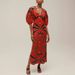 Women's Clothing American Style Printed Linen Dress Casual Loose Summer Vacation INS Thin Fashion Adult Clothing_ecoleips.com