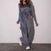 Elegant Tie-Waist Long Sleeve Top & Slim Fit Pants Set – Chic & Comfortable For Fall & Winter_ecoleips.com