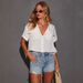 Women's Clothing Ripped Straight Pants Women's Denim Shorts_ecoleips.com