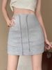 K Thin-waisted Maternity Dress With High Waist Support, No Belly Strain, Panty Liner Included, And Anti-peeking Skirt_ecoleips.com