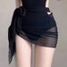 New Women's Sexy Bikini Swimsuit With Small Bust Support Fairy Style For Vacation And Hot Spring Hollowed Out Back Design_ecoleips.com