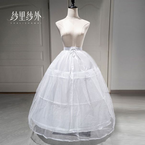 Wholesale Extra Voluminous Wedding Dress Petticoats with 6 Loops Tulle Adjustable Boning Heavy Duty Bridal Gowns Performance Costumes_ecoleips.com