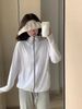 Women's Summer Ice Silk Sun Protection Outerwear Solid Color Breathable Thin Loose Fitting Jacket_ecoleips.com