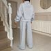 DiYun European American Sports Style Long-Sleeve Sweatshirt And Sweatpants Set For Women 2025 Fall/Winter_ecoleips.com
