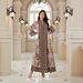 Modest Abaya Dress Ethnic Rhinestone Printed Jalabiya Dress For Women Middle East Dubai Style Muslim Clothing Polyester_ecoleips.com