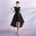 Elegant Princess Lace Dress - A-Line Formal Evening Gown With Long Sleeves, High Waist, Corset Back For Banquet, Wedding Guest, Party ( S-XXXL)_ecoleips.com