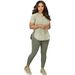 77589 Independent Station New Cross-Border Fashion European And American Women's Clothing Printed Casual Sports_ecoleips.com
