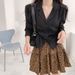 Women's Chic Casual Blazer – Korean Dongdaemun Style Slim-Fit Office Jacket (S-XL, Stretch Velvet Fabric)_ecoleips.com