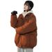 Fashion Hooded American Bread Clothes 2025 Winter New Niche Short Cotton Clothes Jacket_ecoleips.com
