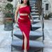 New Arrival Asymmetrical One Shoulder Hollow Out Dress Bodycon Sexy Clubwear High Slit Irregular Hem Mini Dress For Women_ecoleips.com