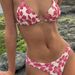 Women's Sexy Bathing Suit Bikini Halter Neck Tie Print Beach Outfit 2025 Trendy Swimwear_ecoleips.com