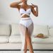 Aria Basics 2025 European And American Solid Color Sexy Mesh Three-piece Swimsuit For Women, Bikini Beach Swimwear Skirt Style_ecoleips.com