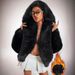 Plus Size Faux Fur Coat Women’s Winter Longline Jacket – Thickened Warm Outerwear With Elegant Fringe Detail (Black, White, Light Beige)_ecoleips.com