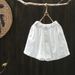 Suitable For All Seasons Summer Women's White Loose 2025 New Cotton Linen Plus Size Casual Shorts_ecoleips.com