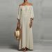 2026 Sexy One Shoulder Linen Long Dress Spring Casual Long Sleeves Loose Holiday Dress Summer Fashion Print Draped Party Dress_ecoleips.com