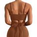 Women's Clothing Sexy Solid Color One-Piece Swimsuit Bikini Hollow Out Design Nylon Fabric With Steel Support And Chest Pad_ecoleips.com