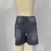 Women's Clothing Distressed Denim Shorts With Fringe Hem - Plus Size 5-Pocket Mid-Thigh Bermuda (S-4XL)_ecoleips.com