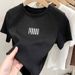 European Design Fishbone T Shirt For Women, Large Size, Summer New Style, Slim Round Neck Shirt, Short Sleeves, Niche Versatile Tops_ecoleips.com