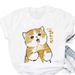 European And American Cross-border Foreign Trade Women's Clothing Cute Kitten Print Round-neck Short-sleeve T-shirt Top_ecoleips.com