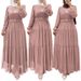 Women's Clothing Muslim Solid Color Temperament Robe With Belt New Dress_ecoleips.com