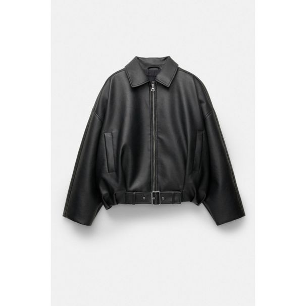 Wholesale Of Women's Autumn And Winter Retro Jackets, Pilot Loose Jackets, Women's Casual Artificial Leather Tops_ecoleips.com