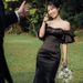 Women's Clothing Korean Style Satin Light Wedding Dress Simple Elegant Mermaid Silhouette Black Gown For Studio Themed Photoshoot Hepburn Style_ecoleips.com