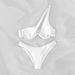 Verve New Multi-Color Sexy High-Waist Triangle Two-Piece Swimsuit For Women With Single Shoulder Underwire Bikini Swimwear_ecoleips.com