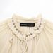 Women's Clothing Winter New Women's Layered Decoration Romantic Style Casual Long Sleeve Shirt Lace Up Top_ecoleips.com