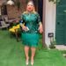 Sequin Fringe Bodycon Dress For Women – Elegant Party Midaxi Dress With Flowy Sleeves, Plus Size Available (Black/Purple/Green)_ecoleips.com