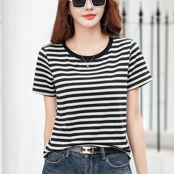 A Vintage-Inspired, Stylish, And Fashionable Cotton Short-Sleeved Top For Women Made In Europe Or Hong Kong, Featuring_ecoleips.com