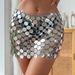 Women's Clothing New Punk Style Sexy Street Shooting Sequined Skirt_ecoleips.com