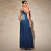 K Large Size Women's New Denim Camisole Long Dress_ecoleips.com