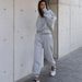 Aria Basics Aria Basics 2025 Hot Sale European And American Autumn Winter Women's New Casual Sweatshirt Jacket Sports Set For Women_ecoleips.com