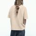 Women's Casual Khaki T-Shirt round Neck Short Sleeve Cotton Polyester Loose Fit Car Print Top European American Style Sportswear_ecoleips.com