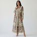 Cross-border Muslim Robe, Middle Eastern Printed For Women, New Vintage Spring European And American Ethnic Style_ecoleips.com