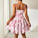 WG214 New Sexy Fashionable Strapless Printed Backless Sweet Dress For Cross-Border European And American_ecoleips.com