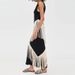 2026 Fashion O Neck Tassel Evening Dress Women's Spring Slim Bodycon Long Dress Summer Sleeveless Tank Bohemian Maxi Dress Mujer_ecoleips.com