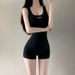 Women's Racing Swimsuit Plus Size Conservative One Piece Black Professional Swimming Pool Exclusive High End Feel New Adult_ecoleips.com