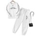 Women's Loose Round Neck Sweatshirt And Printed Long Sleeve Sweatpants Set Casual Autumn Winter_ecoleips.com