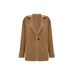 European And American Autumn/Winter Women's Casual Simple Turn-down Collar Single-breasted Blazer Jacket_ecoleips.com