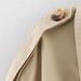 Women's Clothing Casual Short Trench Coat Classic Design With Waist Buckle American Style Spring/Autumn Regular Polyester_ecoleips.com