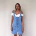 New 2025 Style Women's Slim Fit Straight Leg Jumpsuit Denim Shorts European American Overalls Wholesale_ecoleips.com