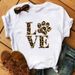 European And American Cross-border Foreign Trade Wholesale Clothing Sexy Leopard Print Lips Round Neck Plus Size Short_ecoleips.com