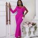 Women's Clothing One Shoulder Oblique Collar Ruffle Jumpsuit High Waist Casual Tights Jumpsuit_ecoleips.com